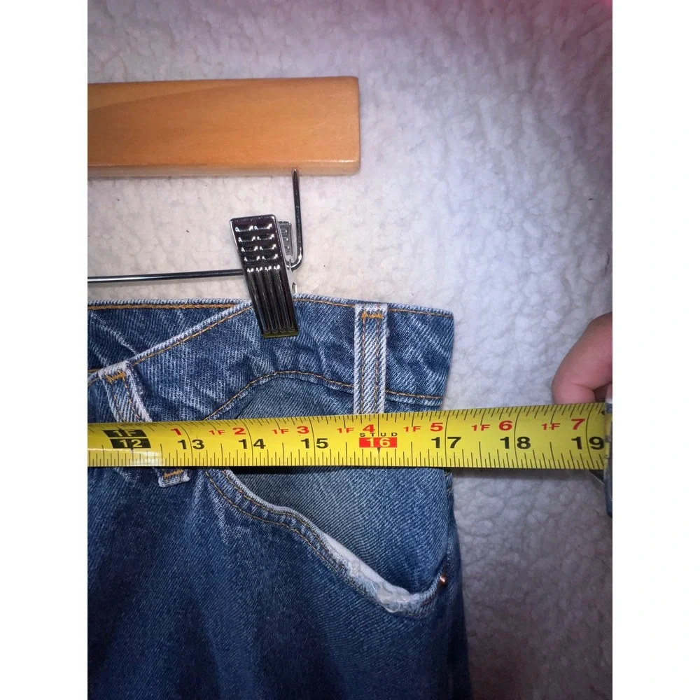 Lot of 2 Vintage Levis 505 Orange Tab Mens 38x32 Made in USA Medium Wash Denim